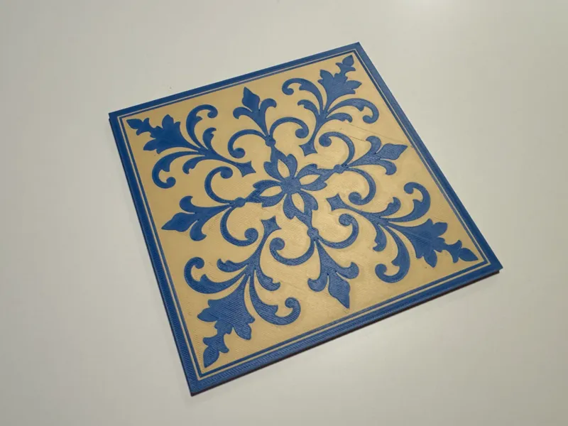 Victorian styled tile