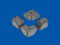 0.08mm layer, 4 walls, 30% infill - Height 20mm