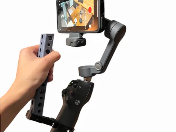 Poignée additionnelle pour stabilisateur de smartphone