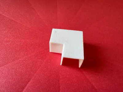 Cable duct corner 15 mm x 15 mm