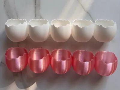 Broken Eggs for Easter Decoration straight