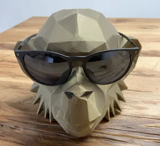 Sonnenbrillenhalter Affe