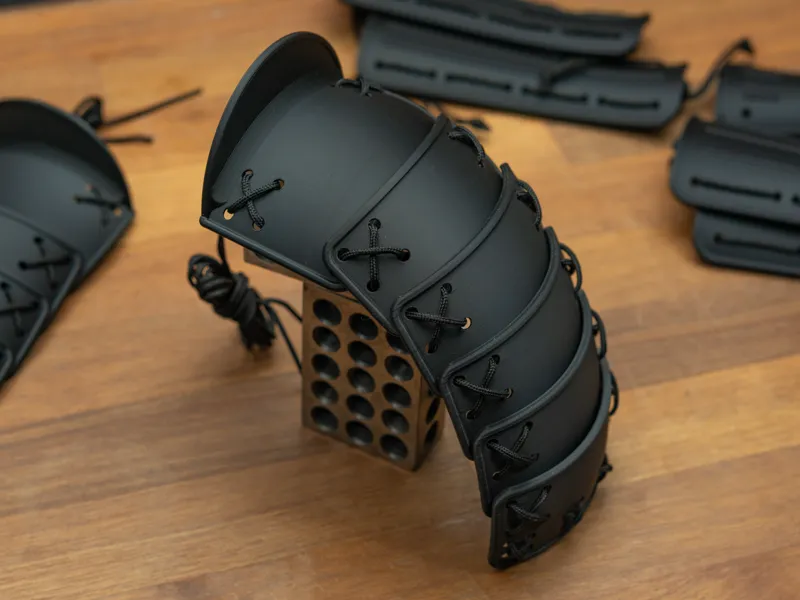 Kids samurai cosplay armor plates