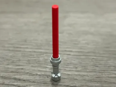 minifigure brick lightsaber.