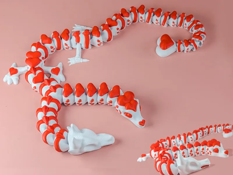 2 Headed Flexi (Love and Death|Heart and Skeleton)