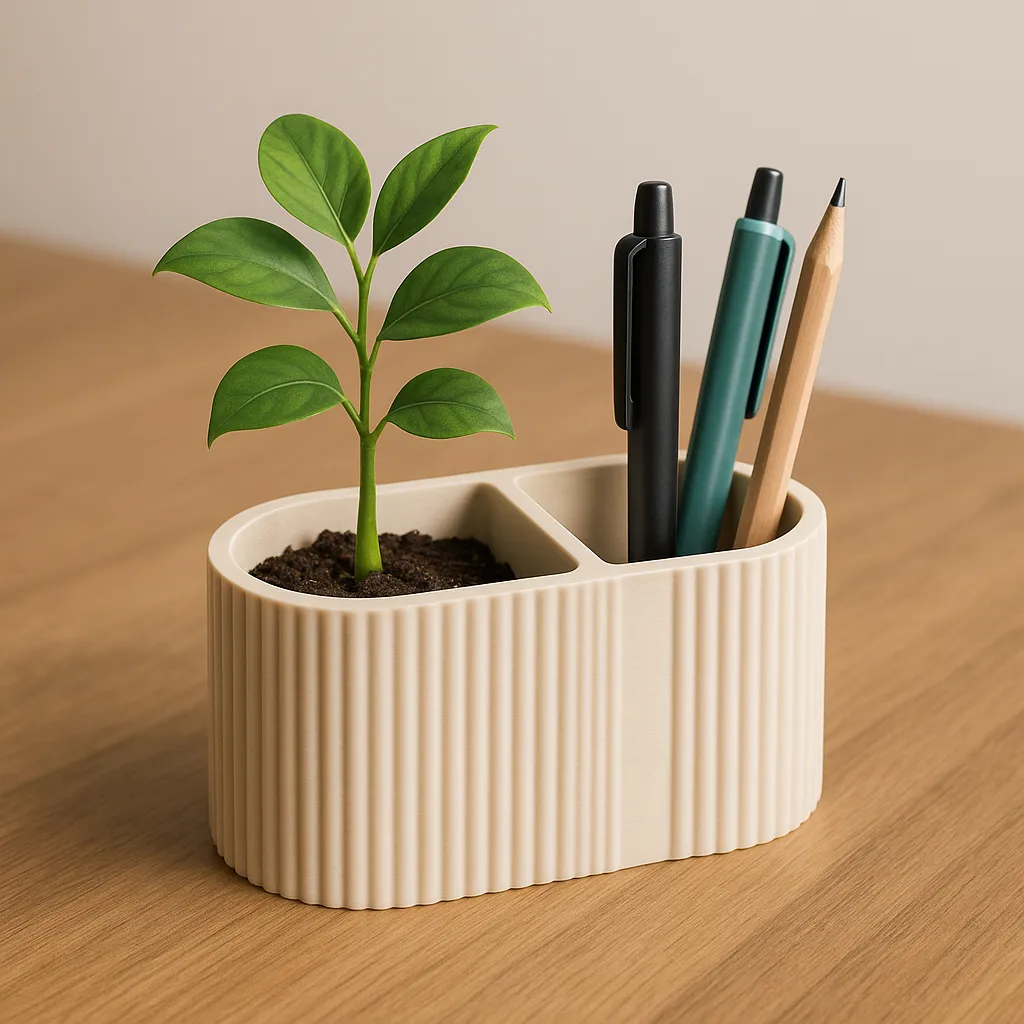 Ribbed Oval Desk Organizers – 11 Variants view 4