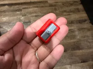 Pencil sharpener straw topper