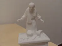 Figurine de crèche — le poissonnier — photo 1