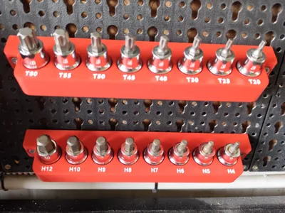 1/2" Metric & Torx sockets holder