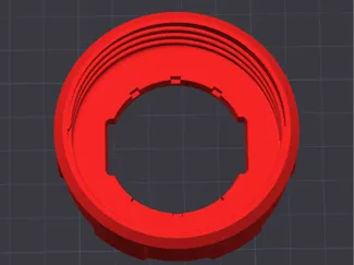 Barrel gun end cap