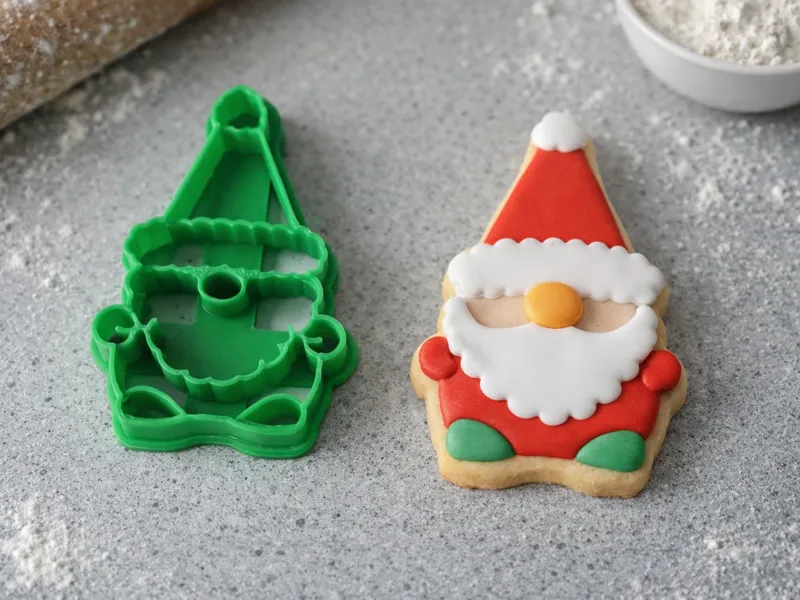 Santa Gnome Cookie Cutter