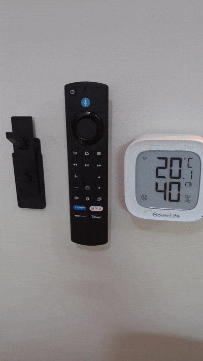 Slide Wall Mount for Remotes & Sensors Renter Safe
