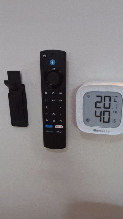 Slide Wall Mount for Remotes & Sensors Renter Safe