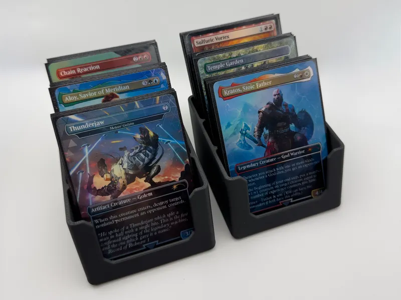 MTG Deck Building Card Display Sorting Trays