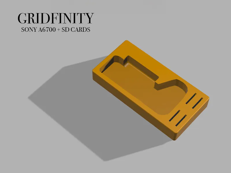GRIDFINITY SONY A6700 + SD CARDS 