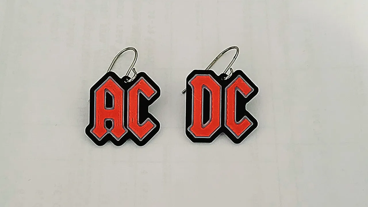 Ac Dc Earrings view 2