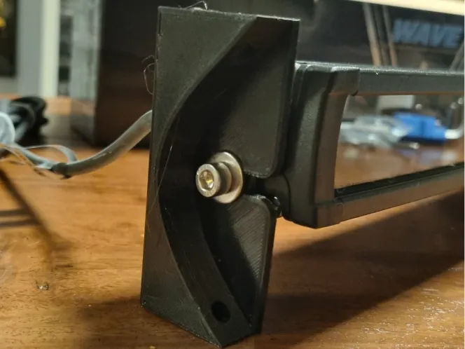 Led bar mount for Tesla model S