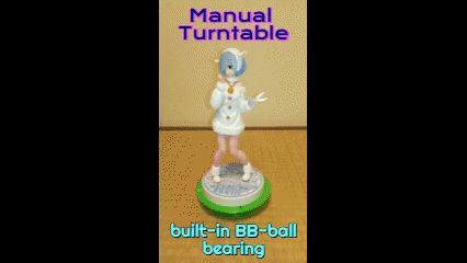Turntable with built-in BB-ball bearing
