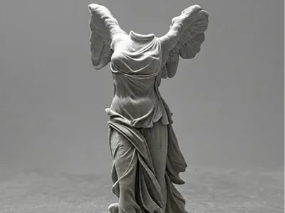 The Angel Inspired by Winged Victory of Samothrace