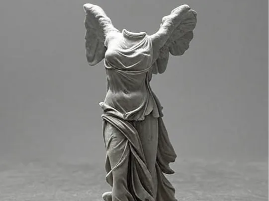 The Angel Inspired by Winged Victory of Samothrace