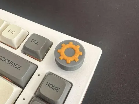 Keyboard gearwheel knob (no ams)