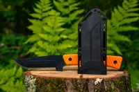 Sheath for upward curved Blades