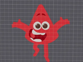 Colour Blocks Red