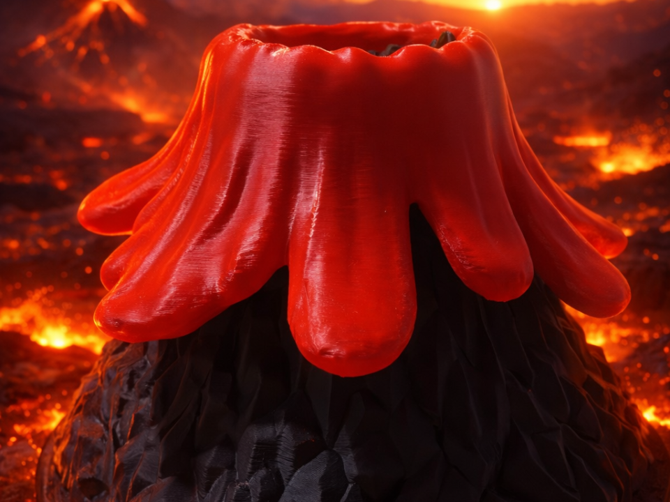Vulcano In Eruzione