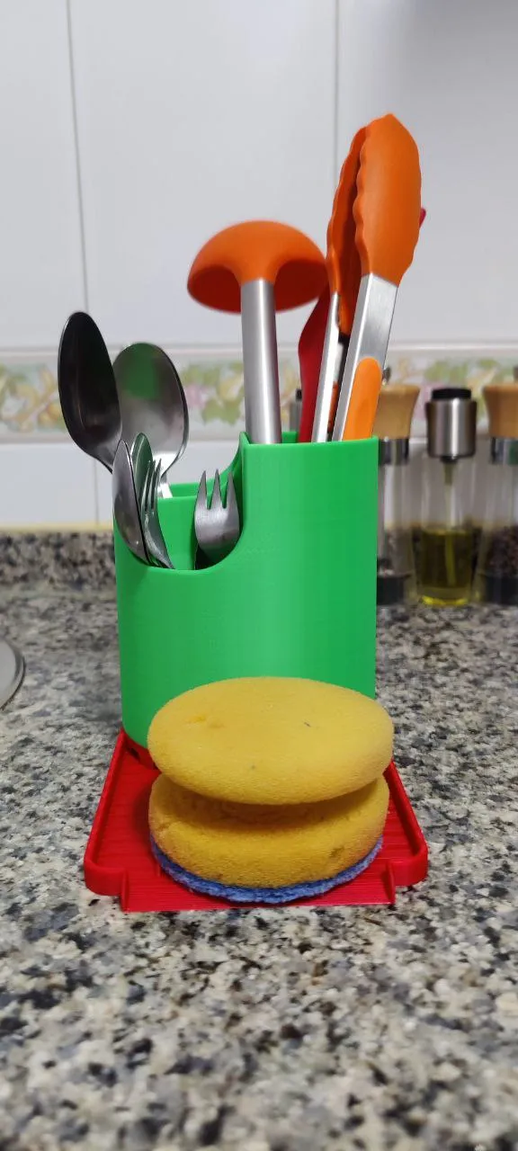 4 models Cutlery drainer with sponge storage area