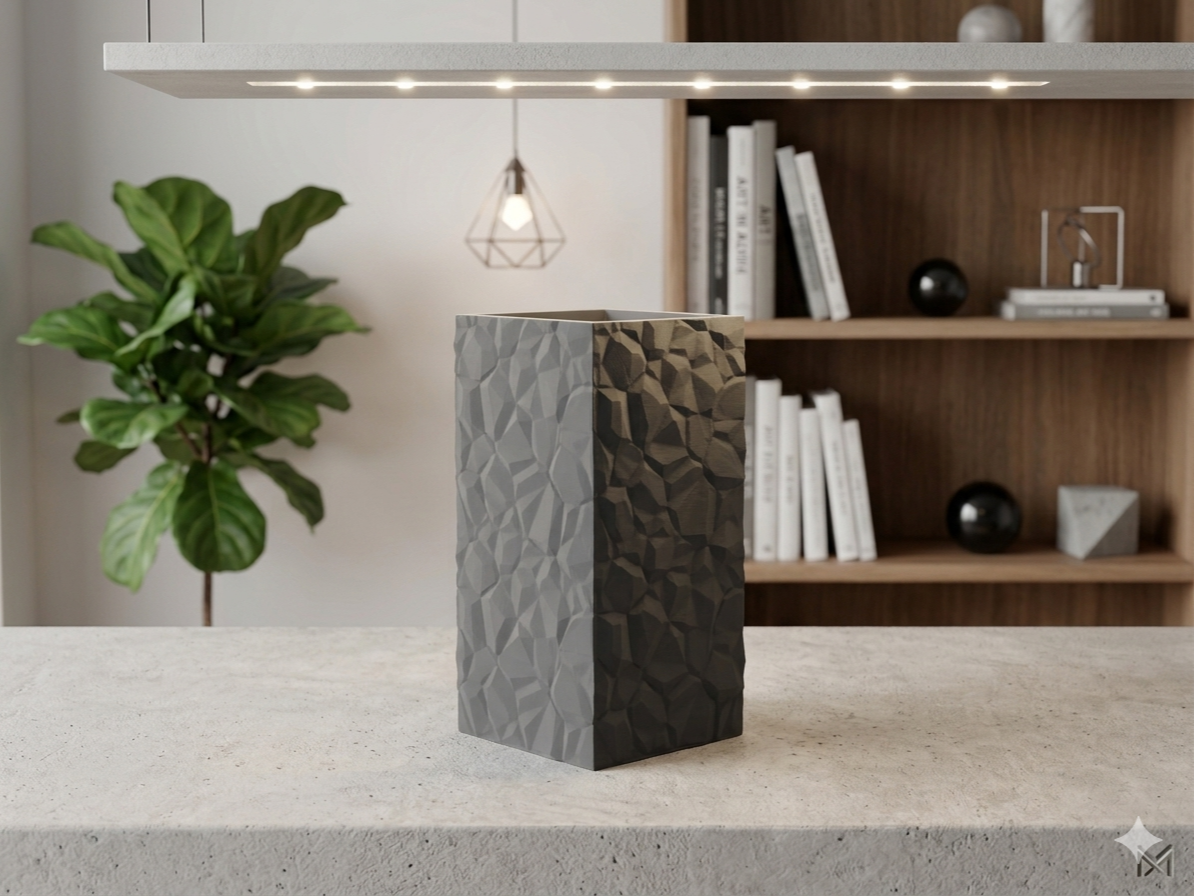 Modern Planter - Abstract Geometric Flower Pot