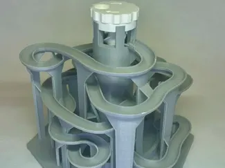 Manual crazy marble machine