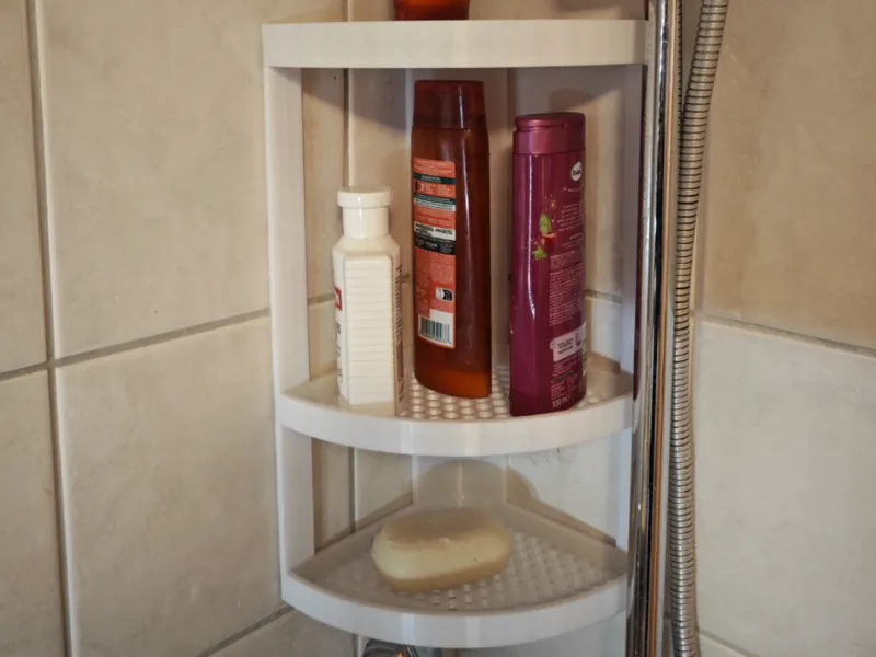 Modulare Duschhalterung für Shampoo und Seife 