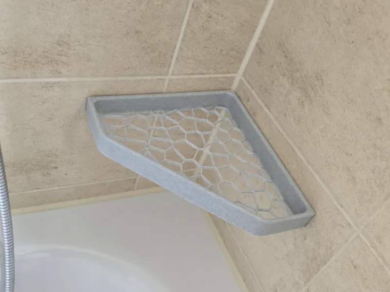Bathtub Corner Shelf Voronoi