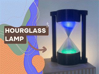 Hourglass Lamp