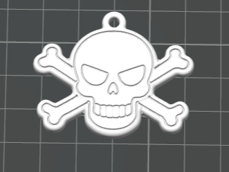 Totenkopf Schlüsselanhänger – Skull & Bones