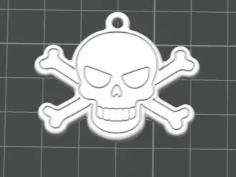 Totenkopf Schlüsselanhänger – Skull & Bones