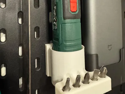 Parkside Screwdriver Skadis Holder with Bitholder