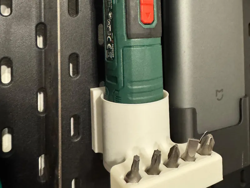 Parkside Screwdriver Skadis Holder with Bitholder