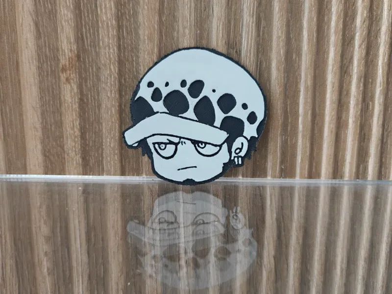 HueForge Model: Chibi Trafalgar Law