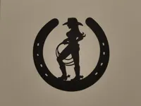 Décoration murale cow-girl — photo 2