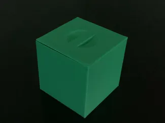 Flush Lid Cube Box