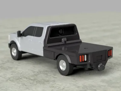 Flatbed for pickup