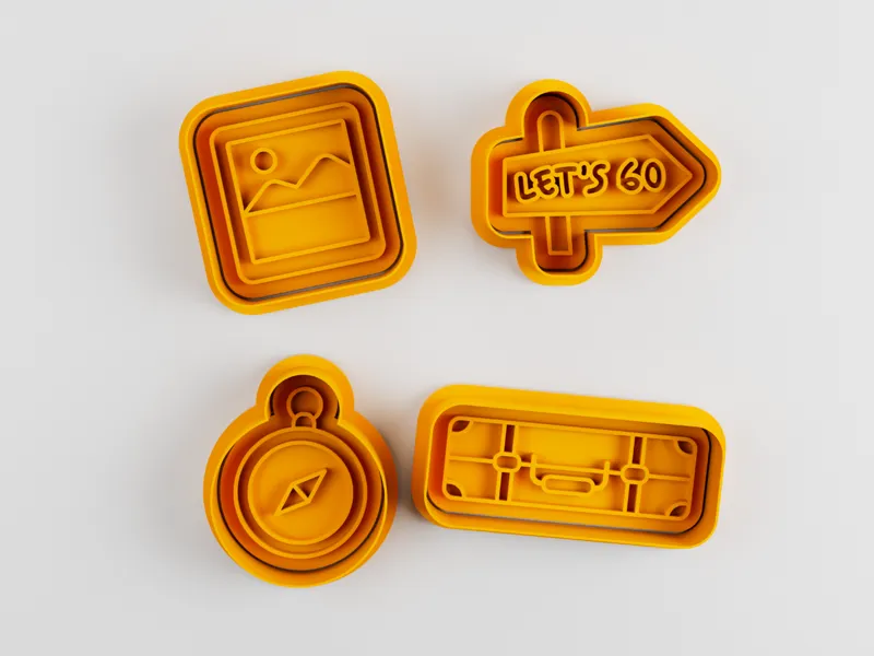 Travel Pack Cookie Cutter
