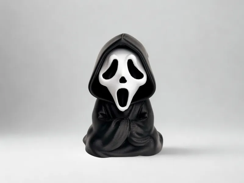 Ghostface Chibi Statue | Horror Mini Statue Decor