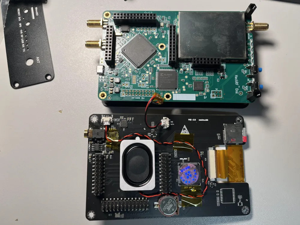 Hackrf Layout Battery holder for a 1000mAh HackRF PortaPack 2 by Bogdan Ungureanu ...