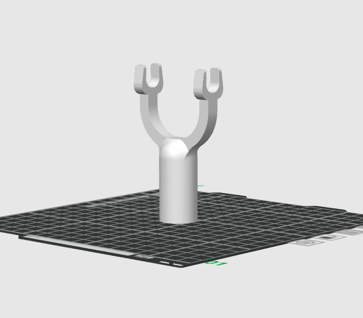 Miniatura 2 do modelo 3D 晾衣杆撑衣杆头