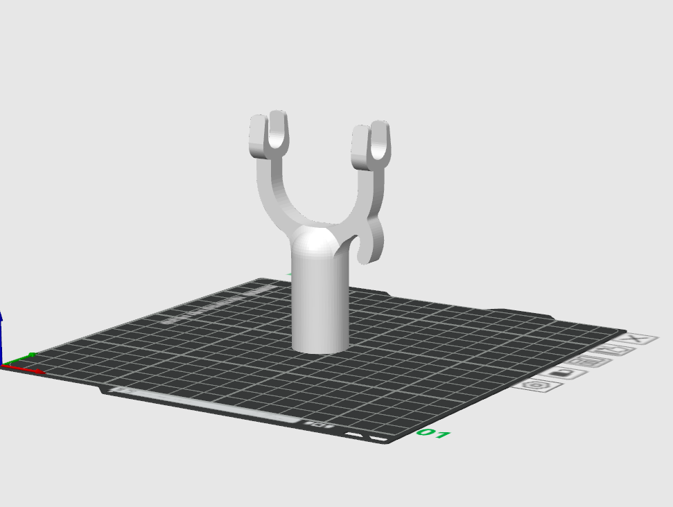 Miniatura 3 do modelo 3D 晾衣杆撑衣杆头