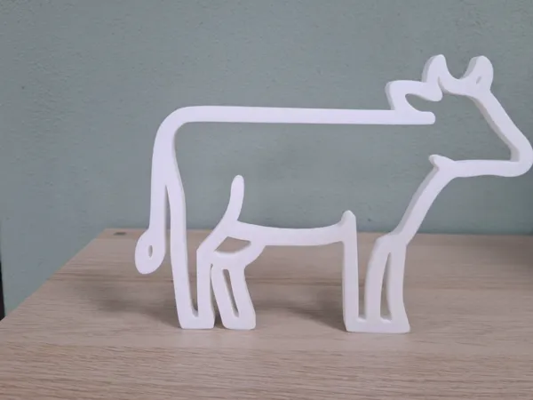 Silhouette murale vache