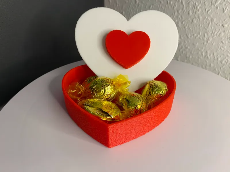 Heart Shaped Box with Mini Heart