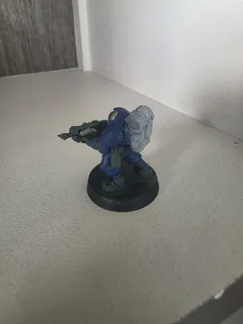 Modelo para impresión 3D: Dwarf with Carbine — vista de referencia 3